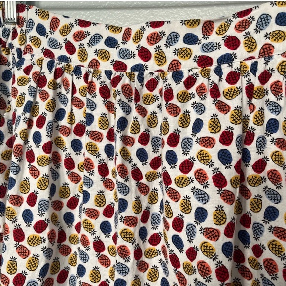 Loft Outlet Linen Pineapple Skirt Size M - Picture 2 of 9